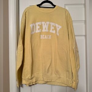 Comfort Colors Yellow Crewneck Sweater